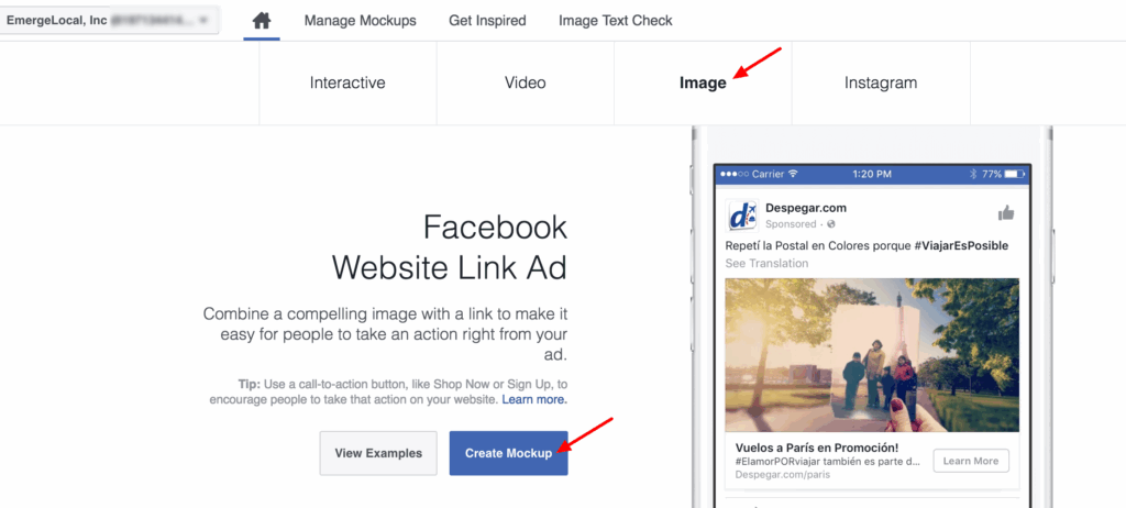 How To Create A Facebook Ad MockUp