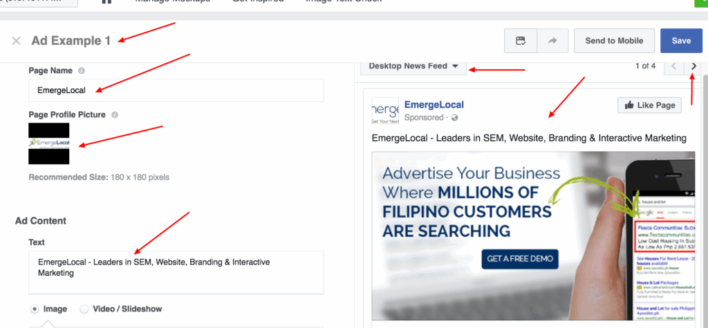 How To Create A Facebook Ad MockUp