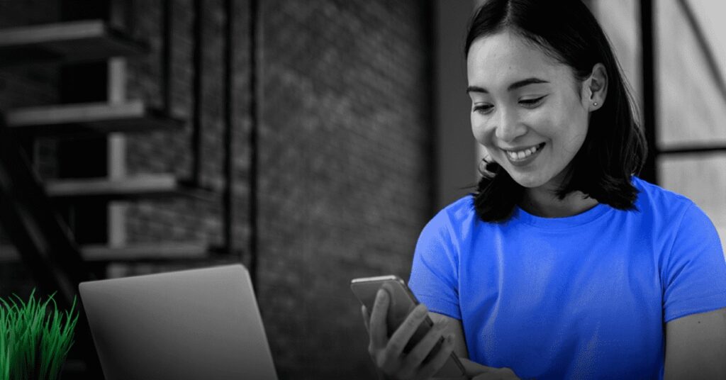 Girl black and white