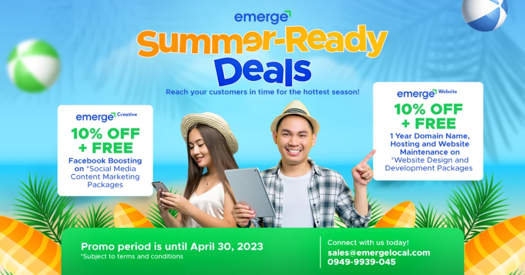 Be Sun-sational: Summer-Ready Deals by Emerge to help business owners this dry season