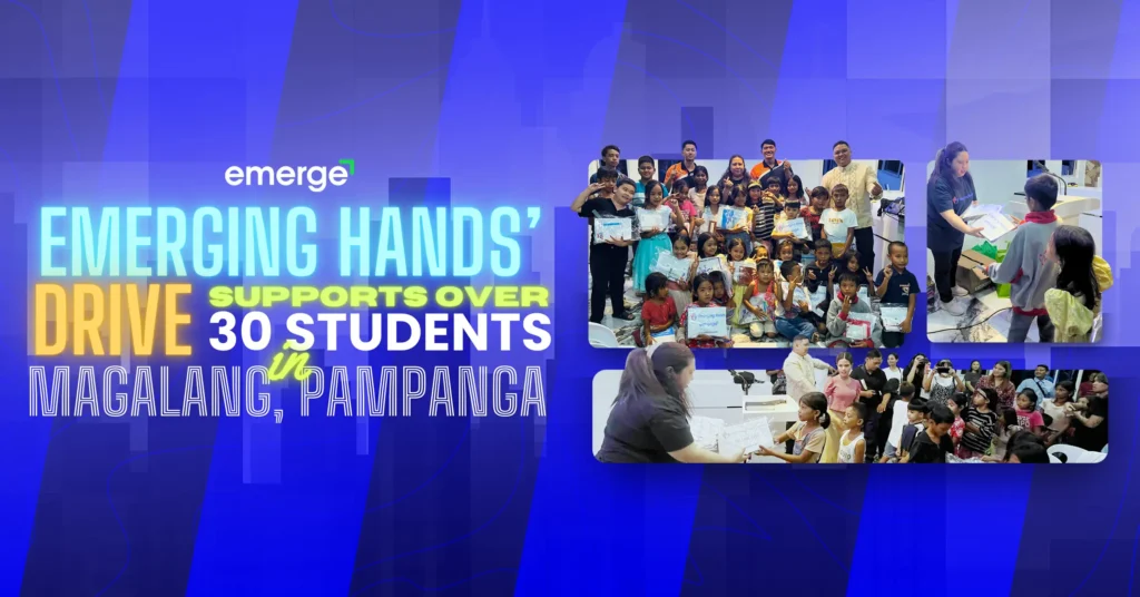 Emerging Hands’ Donative Drive Supports Over 30 Students in Magalang, Pampanga